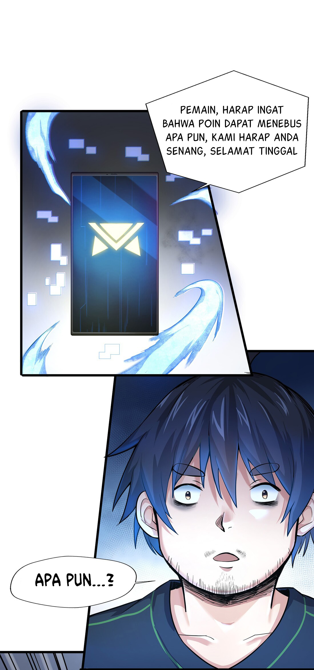 Target 1 billion points! Open the ultimate game of second life! Chapter 01 Bahasa Indonesia